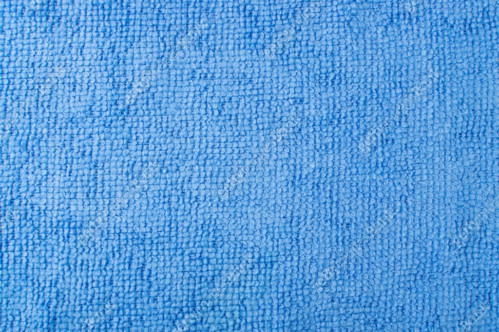 Blue Microfiber Cleaning Cloth Texture Background Top View 이미지 ...