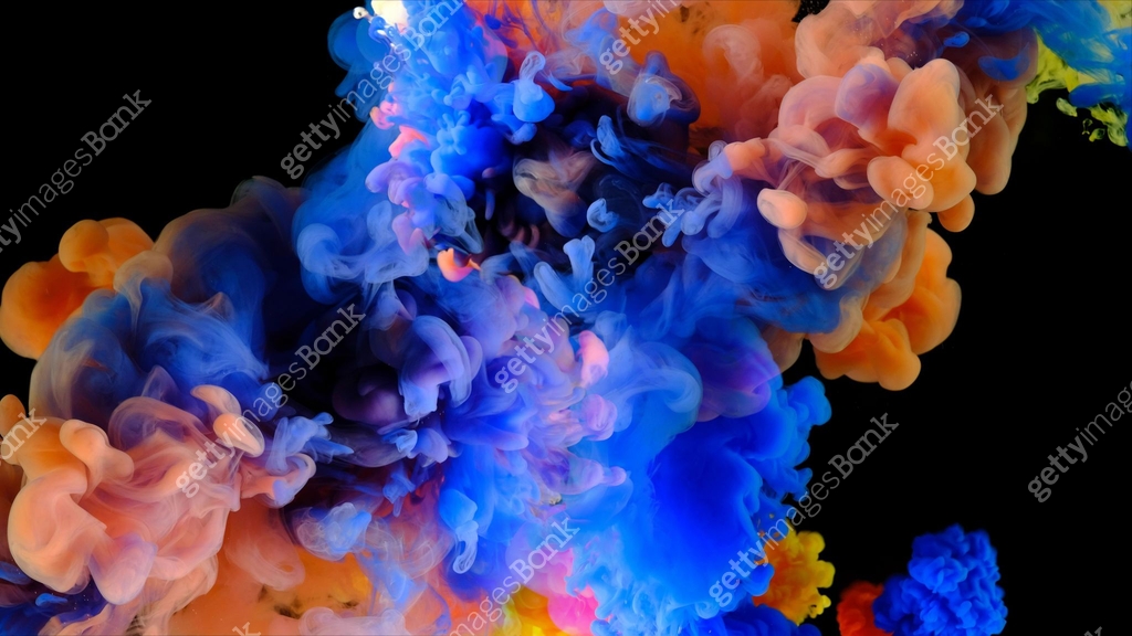 Color Mixing Using Dropper Color paint drops mixing in water, abstract color mixing in water slow ...