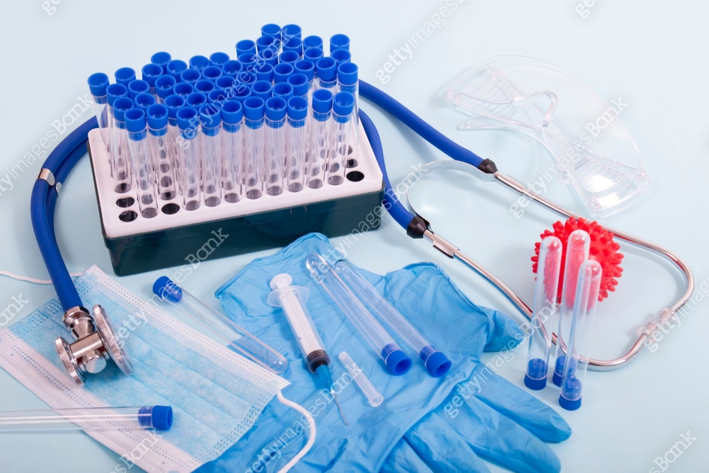 Lab Objected Several laboratory objects for analysis 이미지 (1215480766) - 게티이미지뱅크