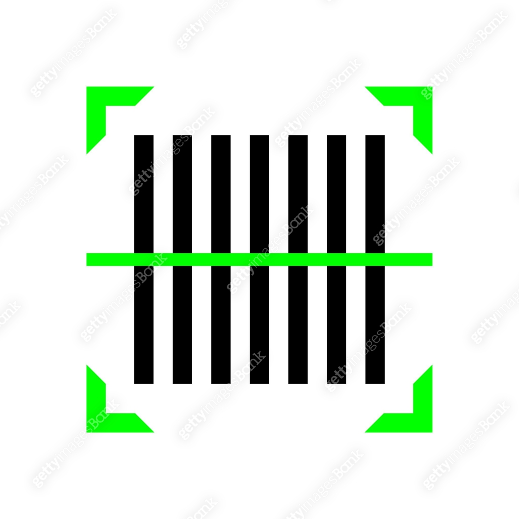 bar code scan for icon isolated on white, qr code scan digital symbol ...