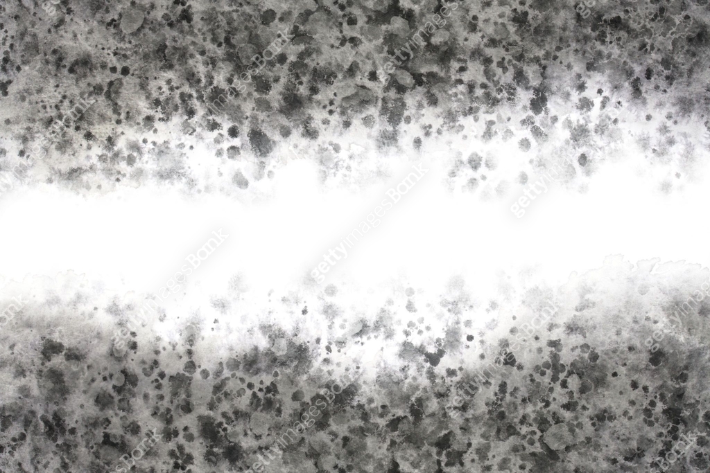Japanese natural black ink splash abstract or grunge hand paint ...