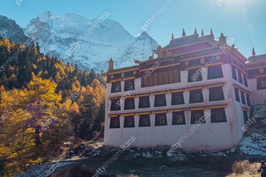 Chong Gu Monastery at Ya Ding Nature Reserve located at Dao Cheng ...