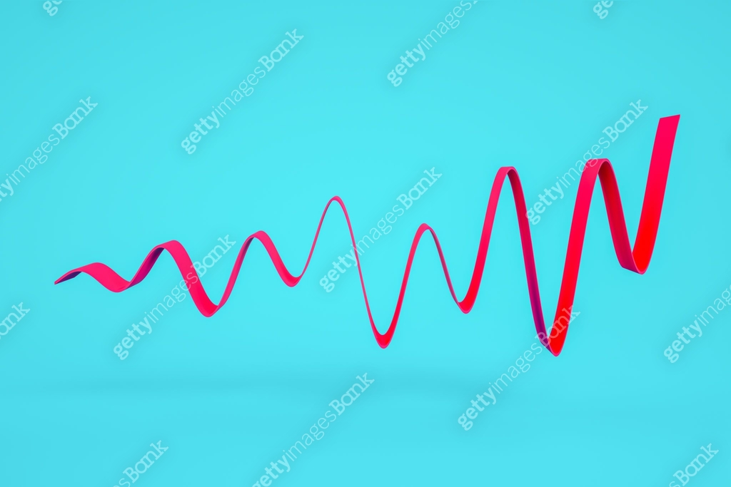 Abstract Curve Chart Background, Multi colored 이미지 (1248689790) 일러스트 ...