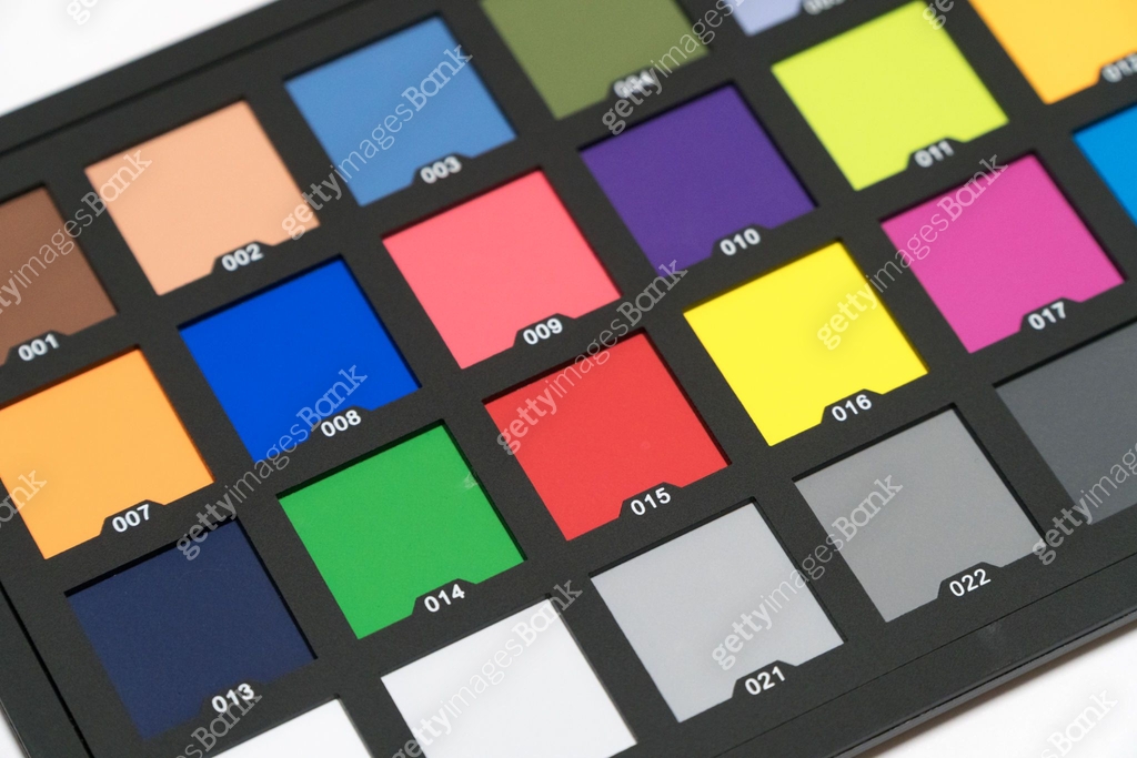 Color Rendeition Chart ColorChecker Color Rendition Chart for photo and video. 이미지 (1257577426 ...