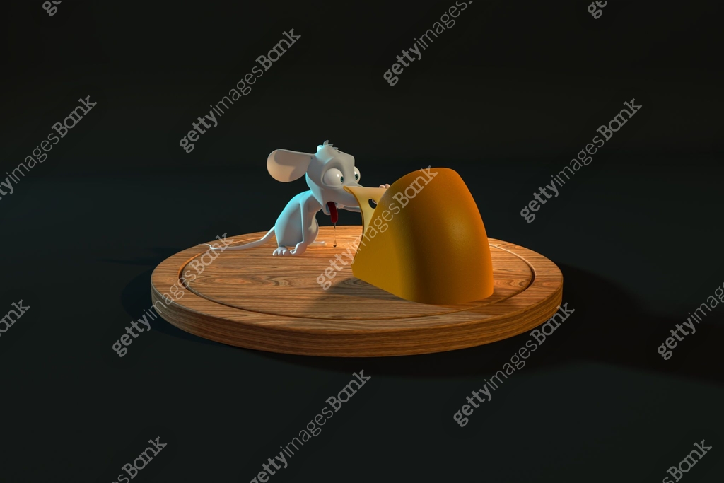 Drooling Mouse Mouse drooling at the sight of cheese 이미지 (1264871615) - 게티이미지뱅크