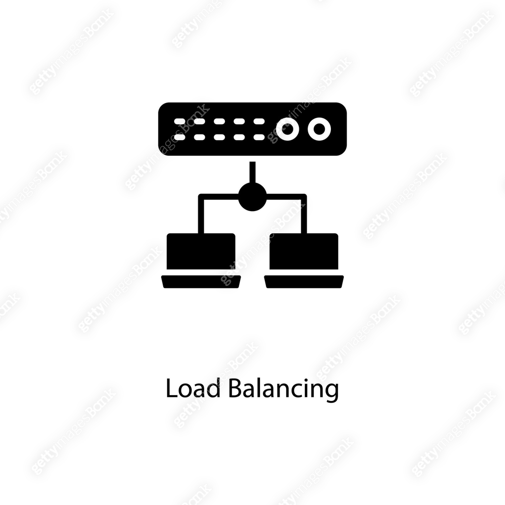 Load Balancing icon in vector. Logotype 이미지 (1280151890) 일러스트, 무료 일러스트 ...