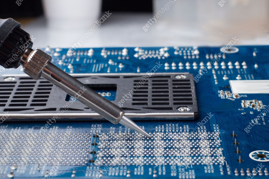 Soldering Flight Computer use a soldering iron to solder the electronic part to the Board ...