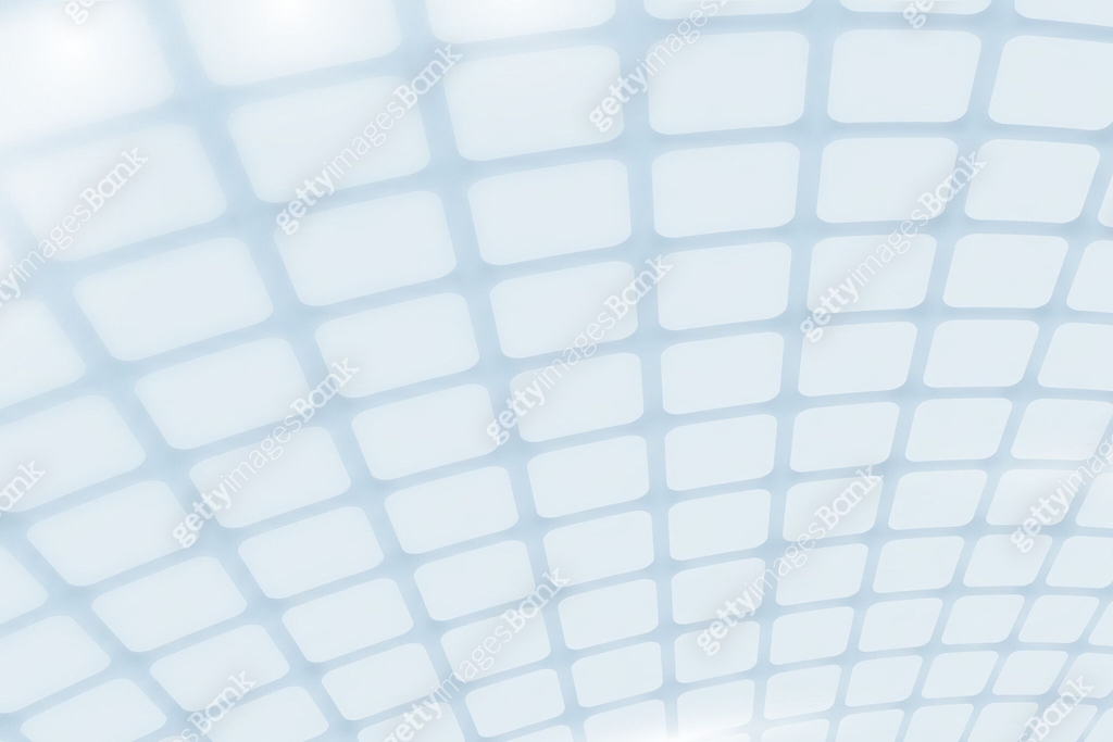 Abstract white square grid perspective pattern background. Vector ...