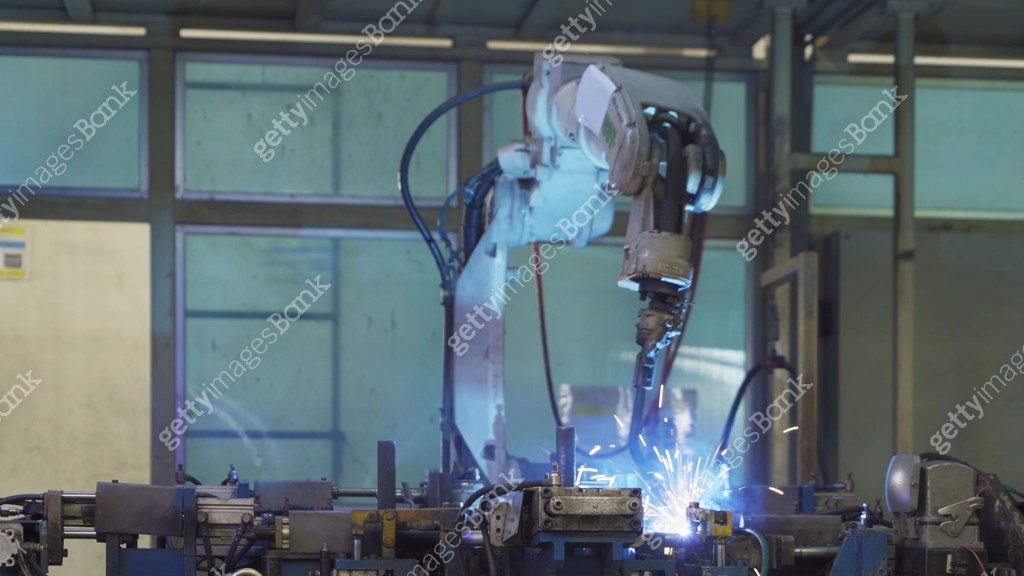 Steel smart robot welding hand system automated manufacturing machine ...