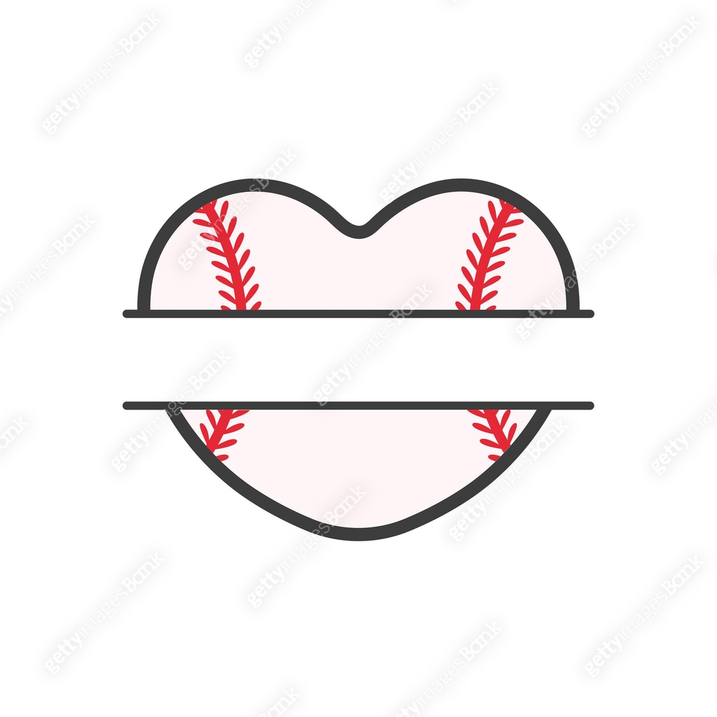 Vector sports monogram. Baseball ball text box Leave a place for the ...