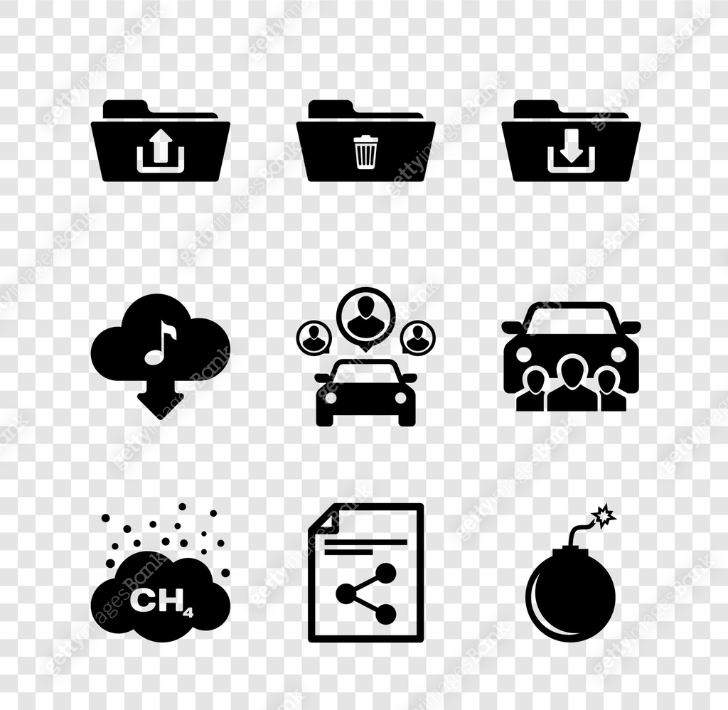Bomb Folder Icon Set Folder upload, Delete folder, download, Methane emissions reduction ...