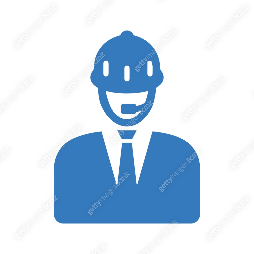 Manager, assistant icon. Blue color design. 이미지 (1328315619) 일러스트, 무료 ...