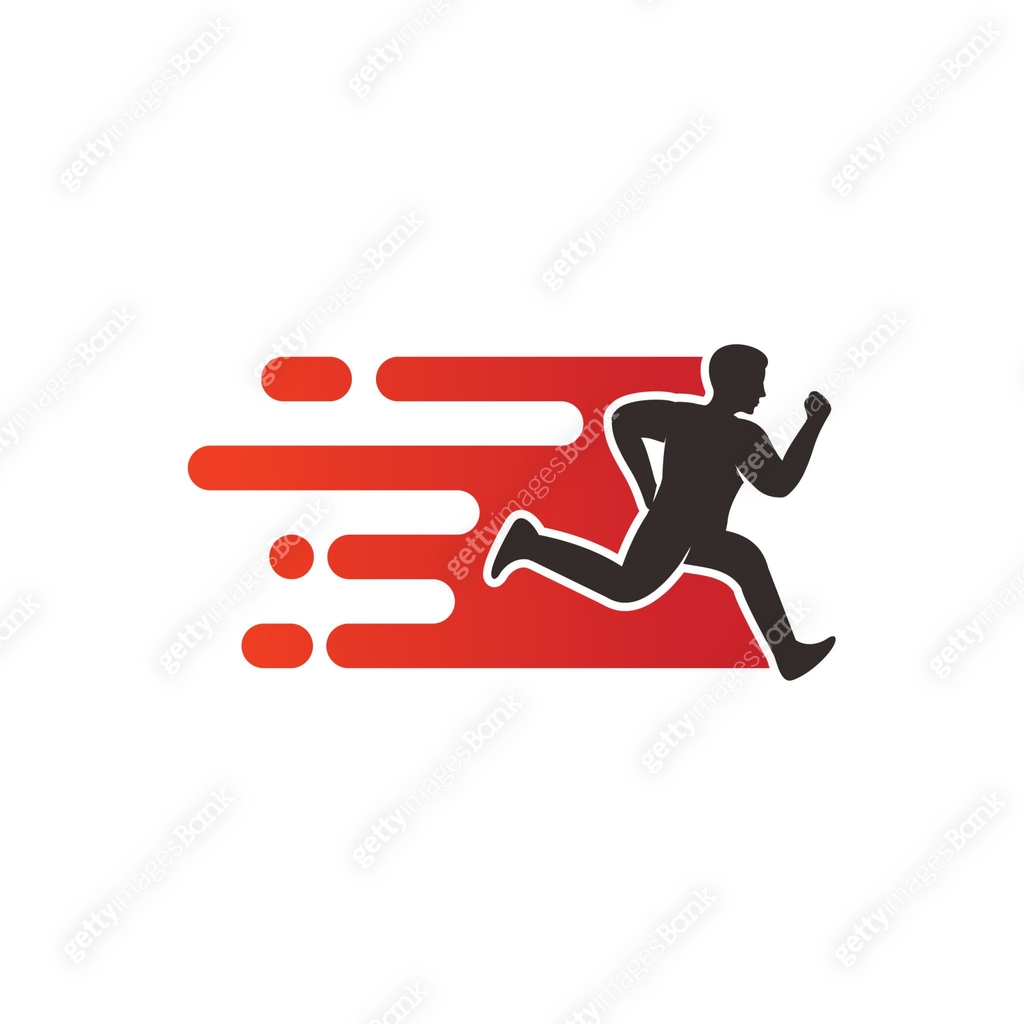 Fast Running Logo Template Design Vector, Emblem, Design Concept ...