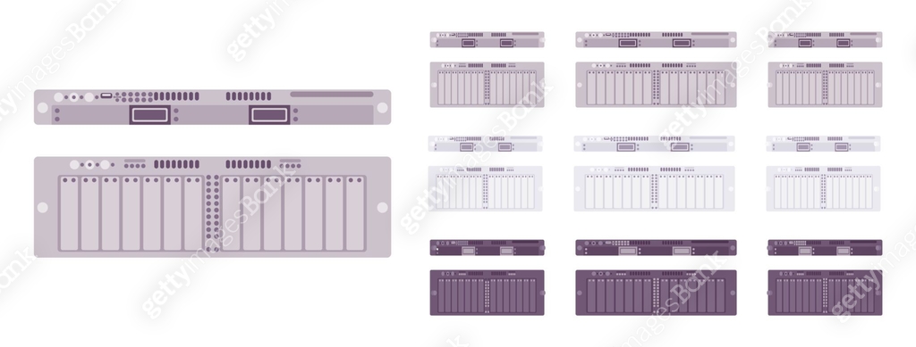 Server modules set, technology for high performance computing system ...