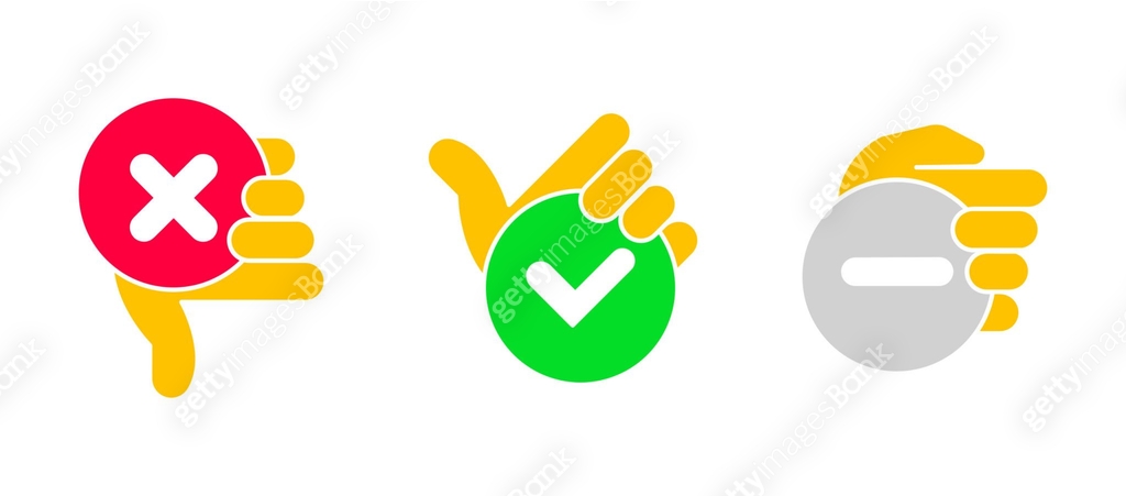 Negative Sign Question Sign Confirmation, x sign, ok sign, negative and minus sign set. 이미지 ...