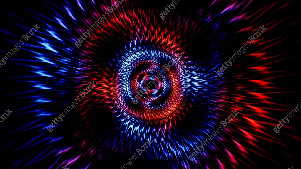 Glowing Red and Blue Color Rotation Spiral Wheel Background 이미지 ...