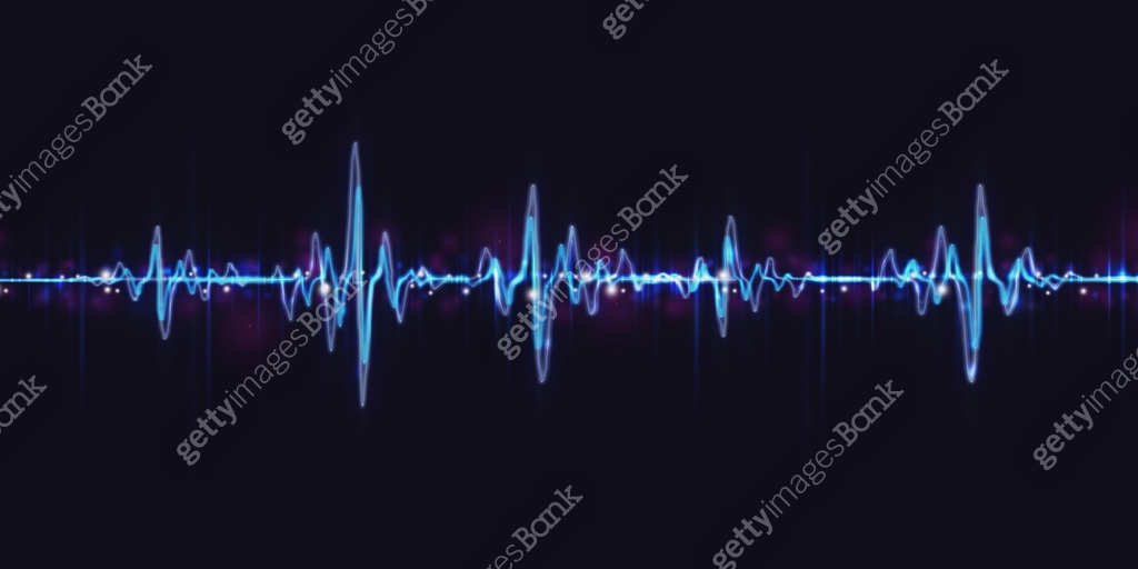 heart wave line equalizer pulse abstract background 3d illustration 이미지 ...