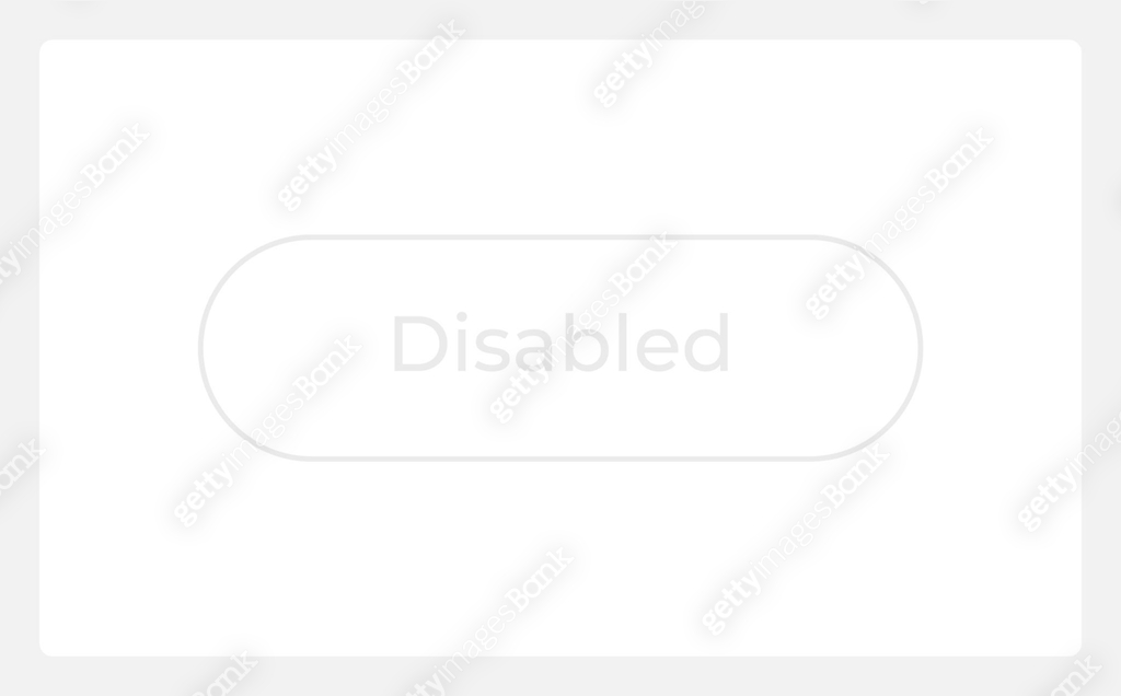 Unclickable button UI element template 이미지 (1452923997) - 게티이미지뱅크