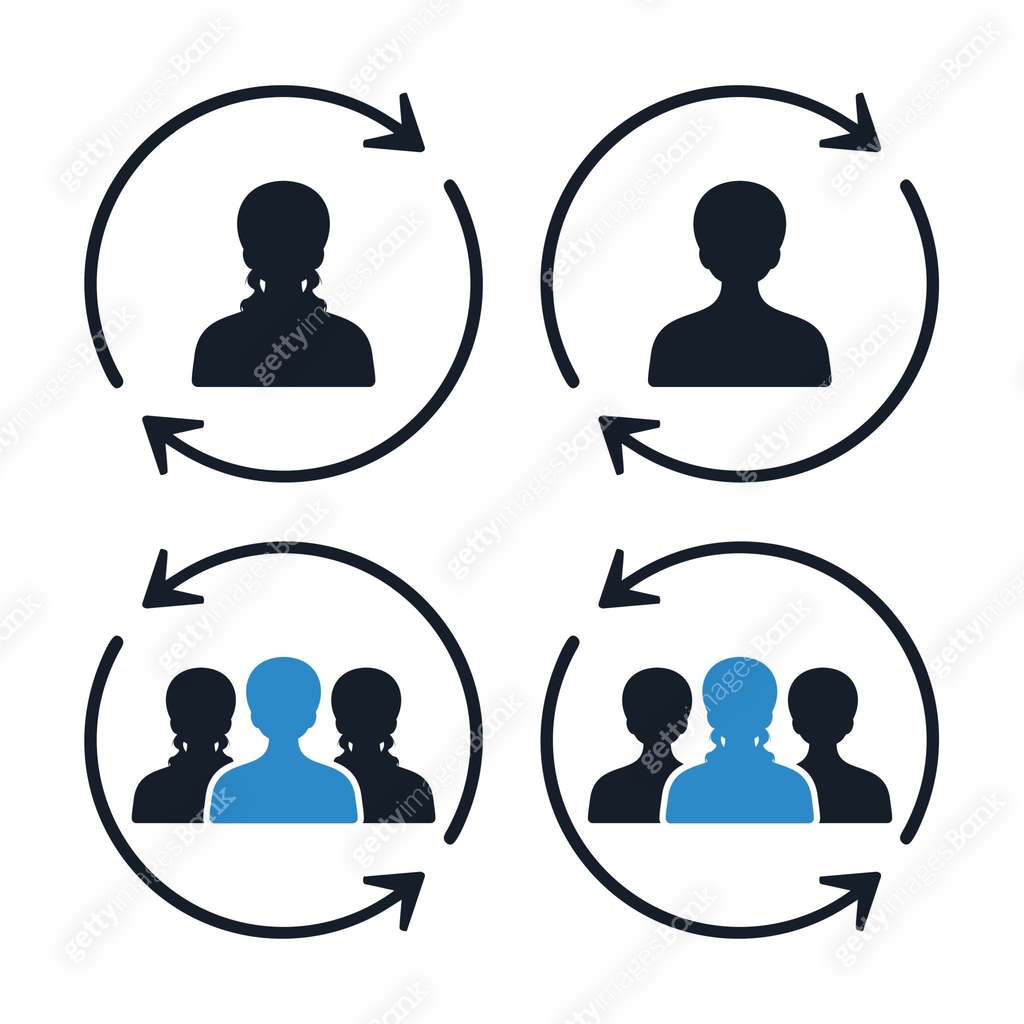 Change people icon. Illustration vector 이미지 (2187265981) 일러스트, 무료 일러스트 ...