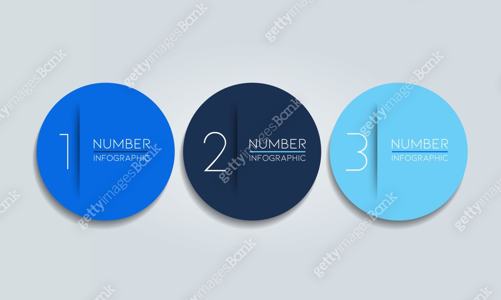 3 elements scheme, diagram. Three connected circles. Infographic ...