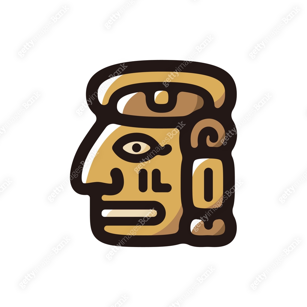 Maya script outline icon for graphic design, apps and websites 이미지 ...
