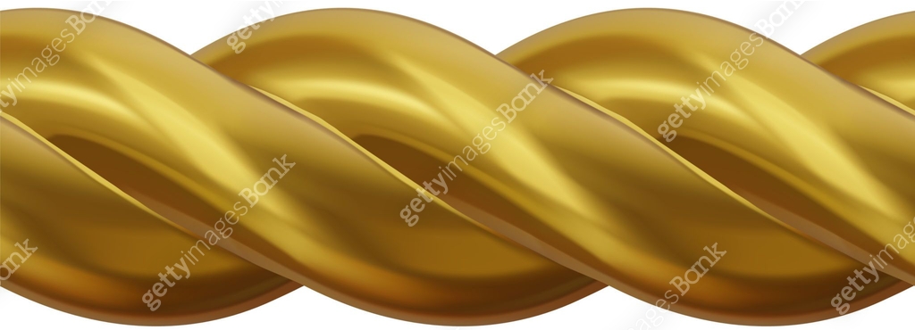 seamless gold rope. seamless border with golden rope 이미지 (2191330357 ...