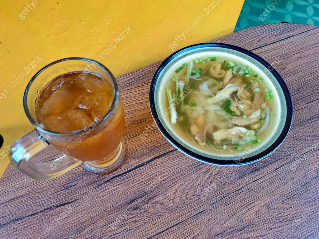 Pho Bo - Rice Noodles Served With Sliced Beef And Medium Rare ...