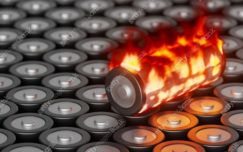 Lithium Battery Danger of Burning or Exploding, Heat, Fire, Explosion ...