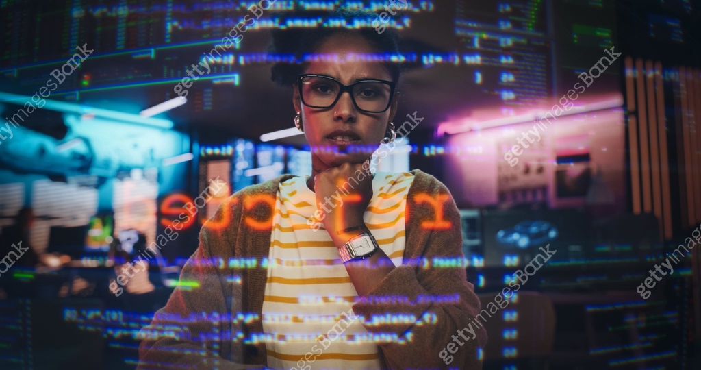 Comfused While Coding Female Programmer Shows Confused Emotion While Problem-Solving, Working ...