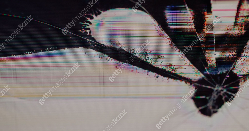 Screen failure distorted glitch damaged defocused 이미지 (2190606516) 일러스트 ...