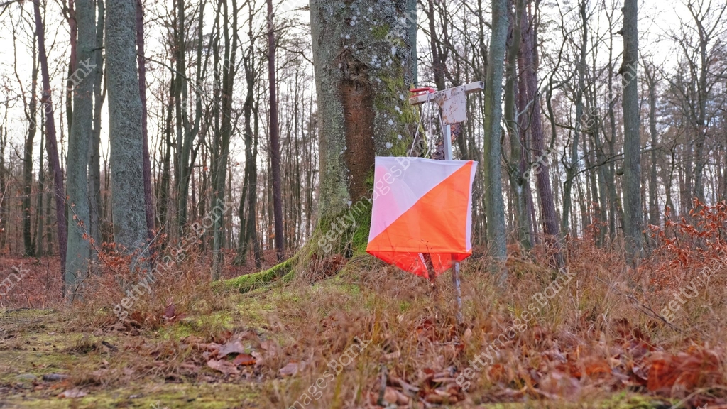 Control Point Scoring Marker at Foot Orienteering Competition Event ...
