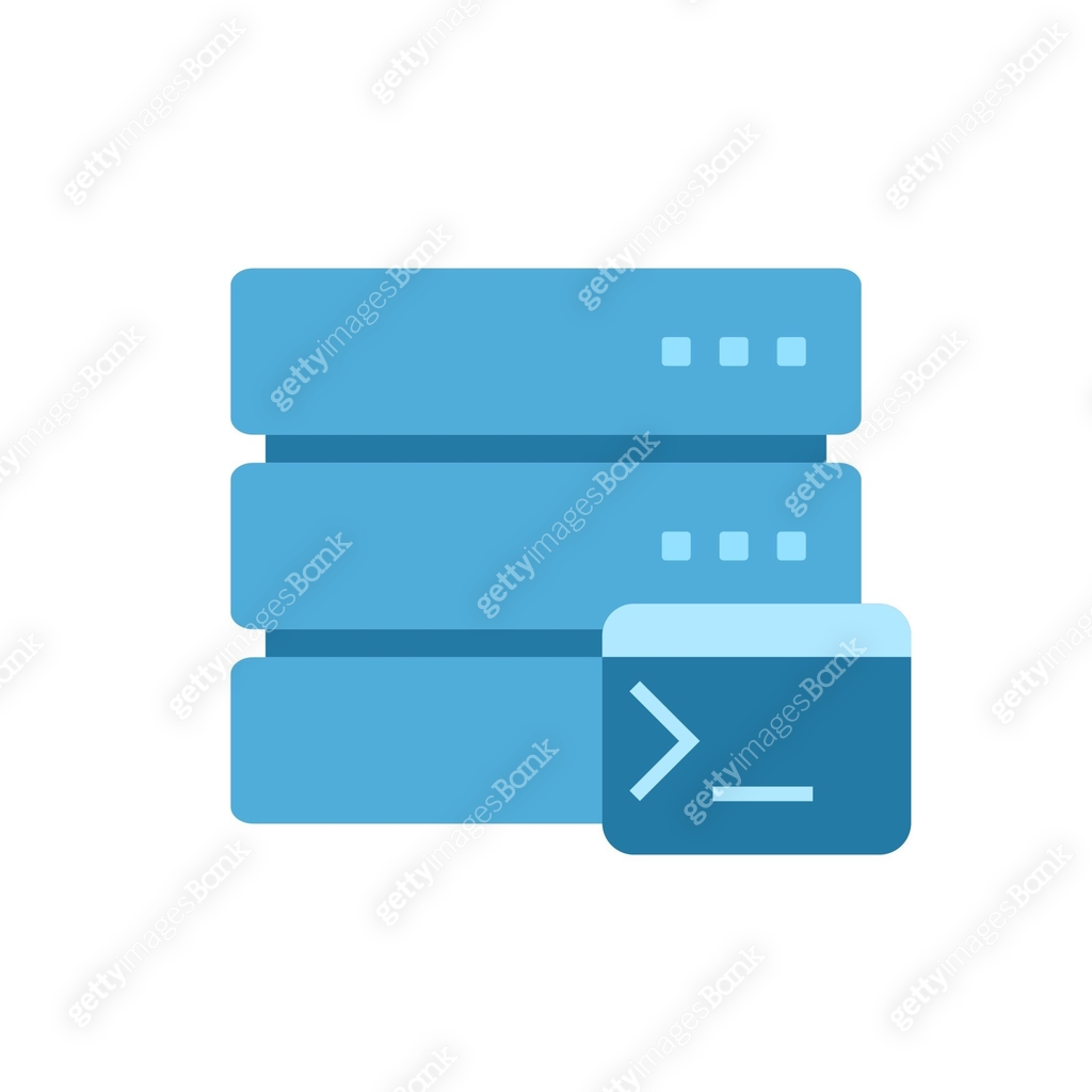 computer server icon with code symbol. data server symbol. flat style tech icon. 이미지 (2191519881 ...