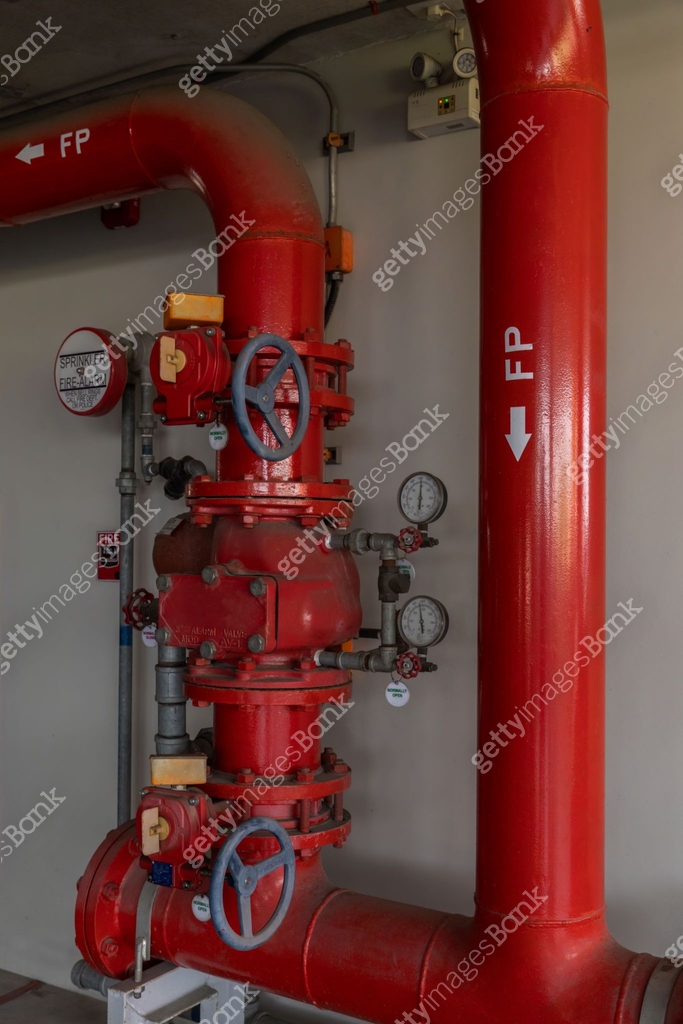 Fire Check Vials Room Fire suppression system installation with a alarm check valve ...