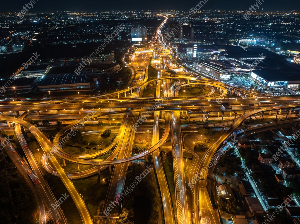 Burapha Withi Expressway, Industrial Ring Road, Bangna Intersection ...