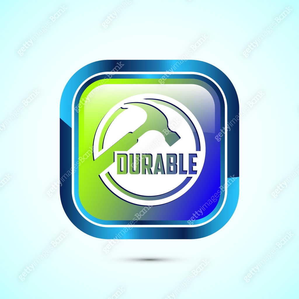 Durable icon design illustration, Durable logo badge for product design ...