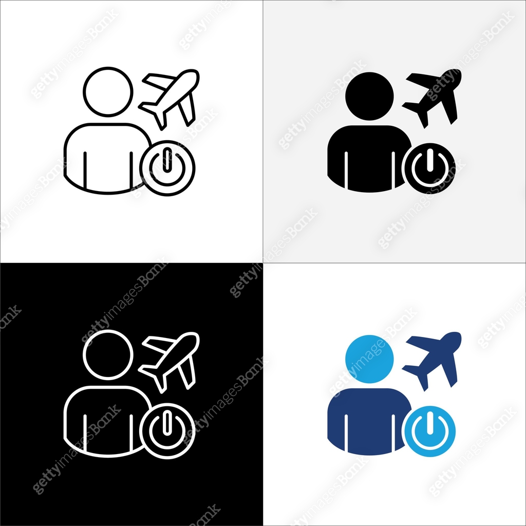 Office day off icon set. Holiday and vacation icon collection. Icon set ...