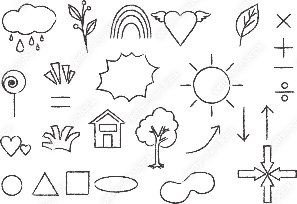 Easy freehand cartoon line drawing for illustration work. 이미지 ...