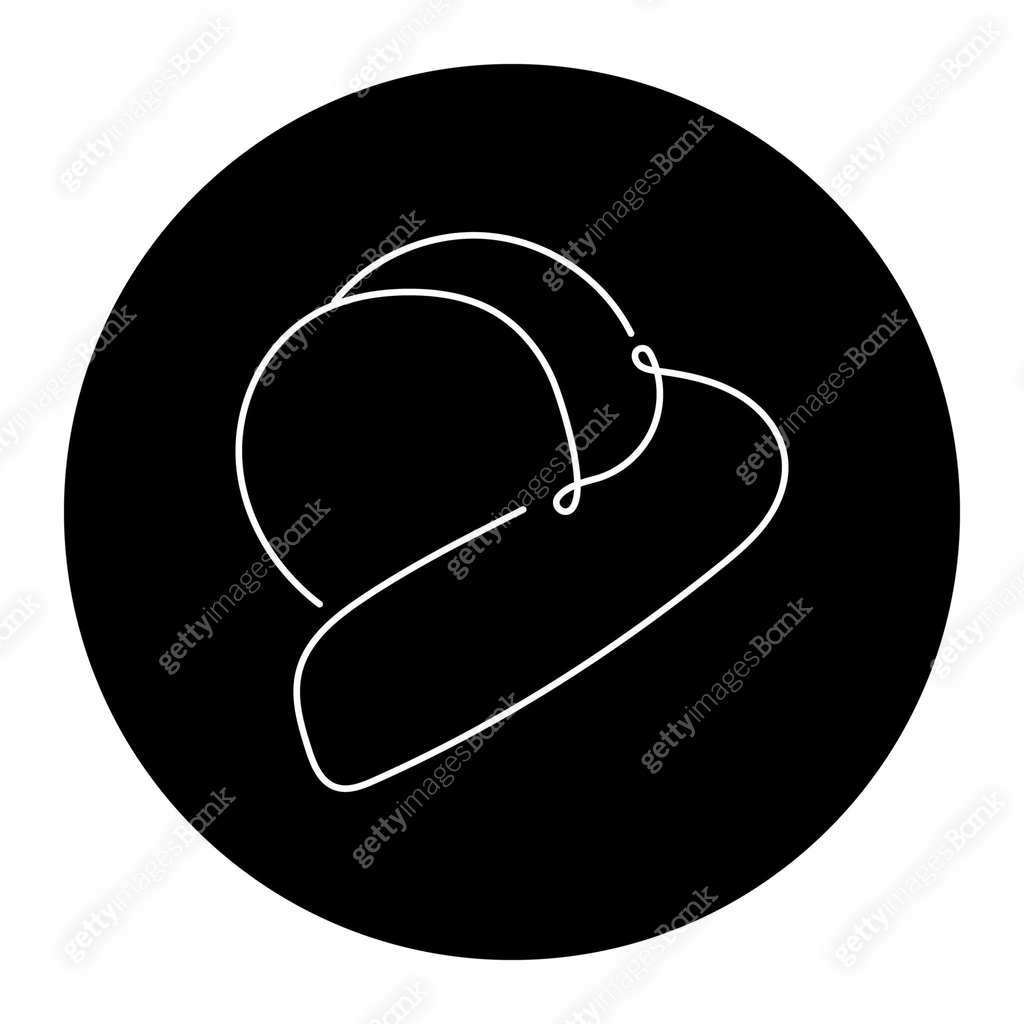 Heart Hug Continuous Line Icon. Circle Hug Monoline Icon. Abstract ...