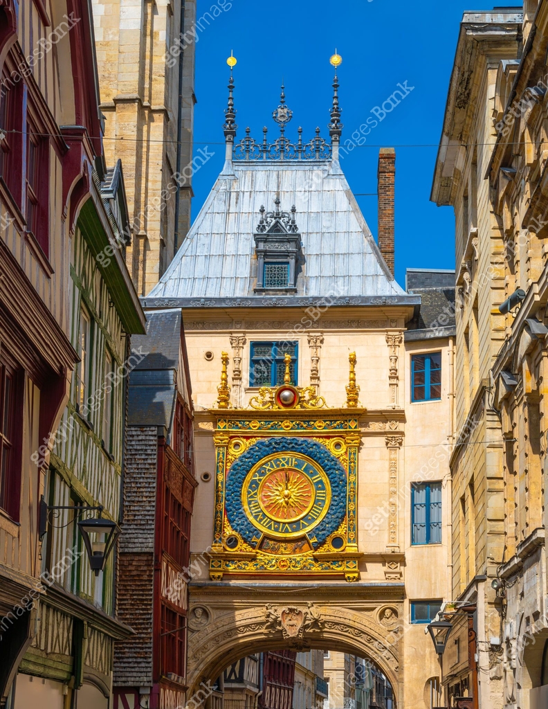 The Gros-Horloge (Great-Clock) is a fourteenth-century astronomical ...
