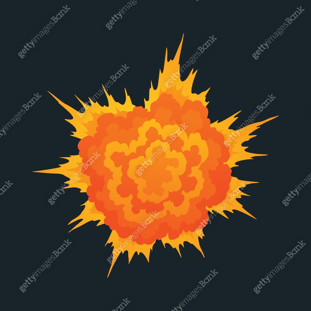 Explosion Nimation Explosion animation. Animation for game of the explosion effect ...