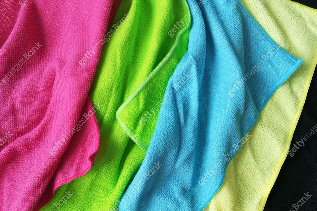 Texture of multi-colored cleaning rags close-up. 이미지 (2202793234) - 게티이미지뱅크