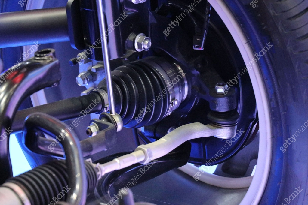 Driving Element Drive system in electric cars. electric system of car front driving ...