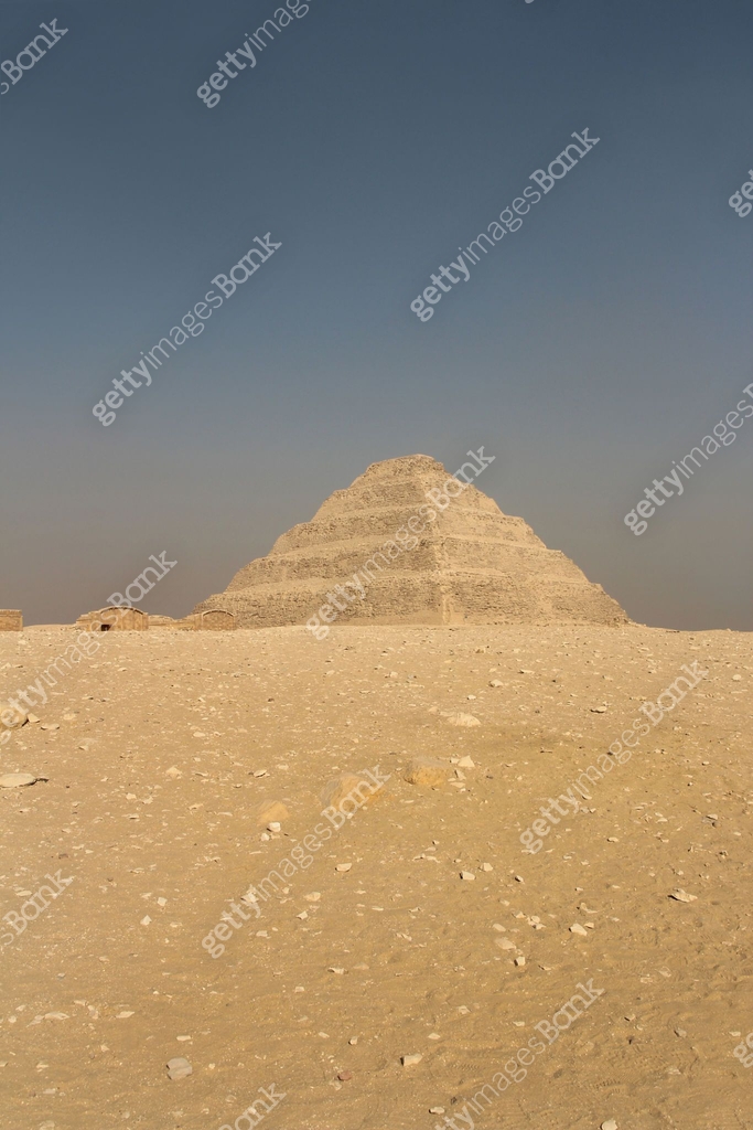 A ladder-shaped pyramid as Step Pyramid of Djoser (or Djeser and Zoser ...