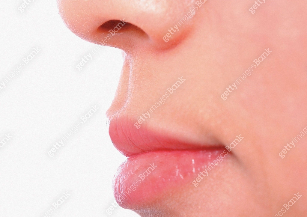사람 입 측면 이미지 (a7346322) - 게티이미지뱅크