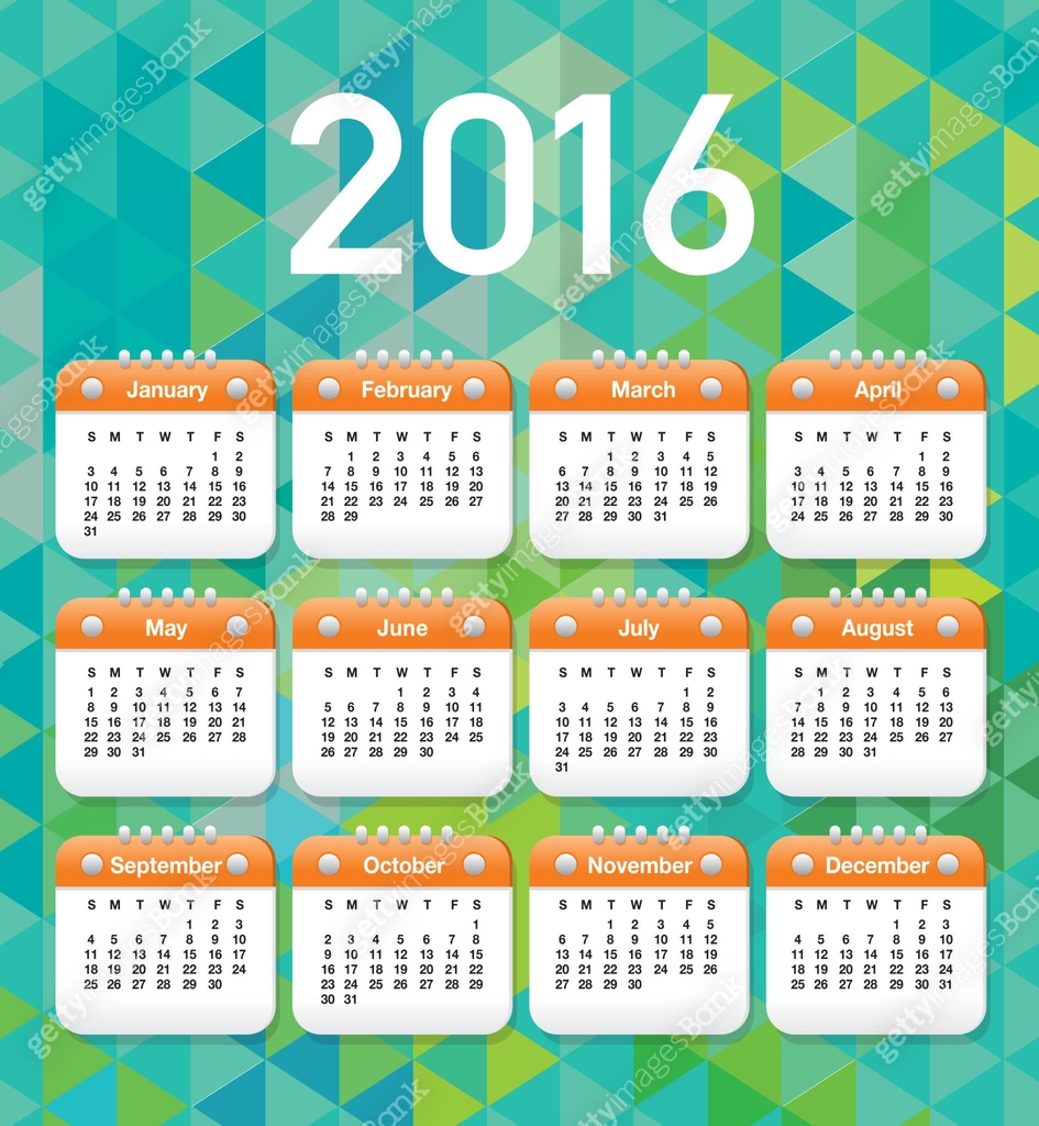 2016 Generic printable calendar design template layout 이미지 (485436280 2016 Generic printable calendar design template layout 이미지 (485436280