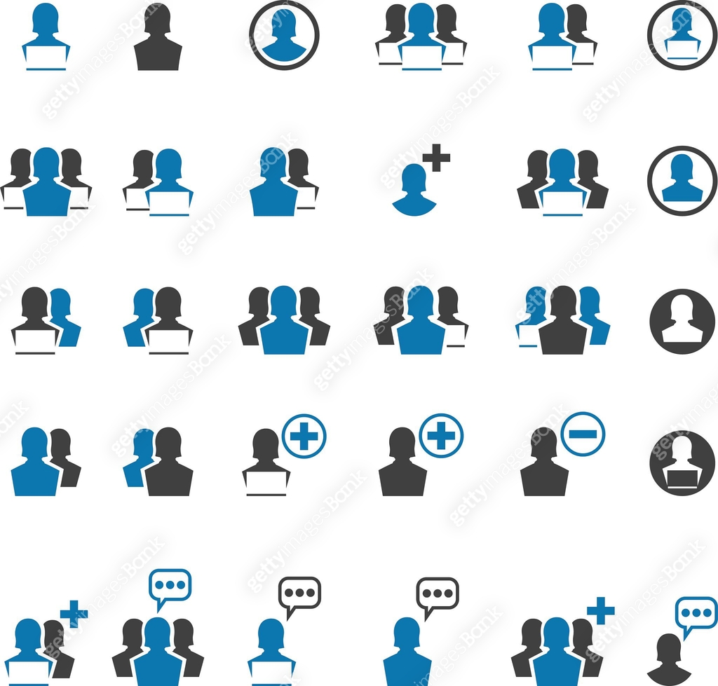 User icon set 이미지 (537640342) 일러스트, 무료 일러스트 - 게티이미지뱅크