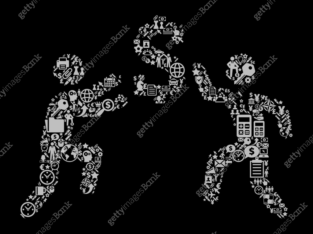 Chasing Money Icon Business and Finance Vector Icon Pattern 이미지 ...