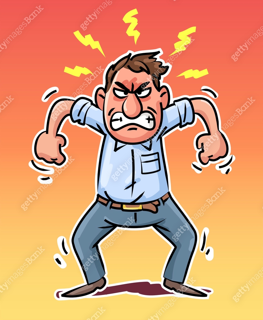 Young Man In Rage 이미지 (1152772644) 일러스트, 무료 일러스트 - 게티이미지뱅크
