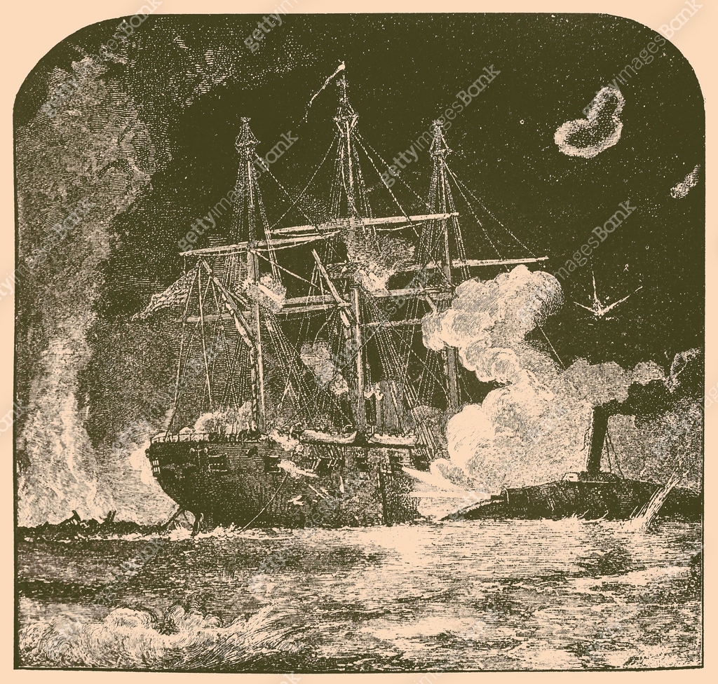 Uss Unity Vs. Css American Civil War, Naval Battle USS Brooklyn Vs CSS Manassas 이미지 ...