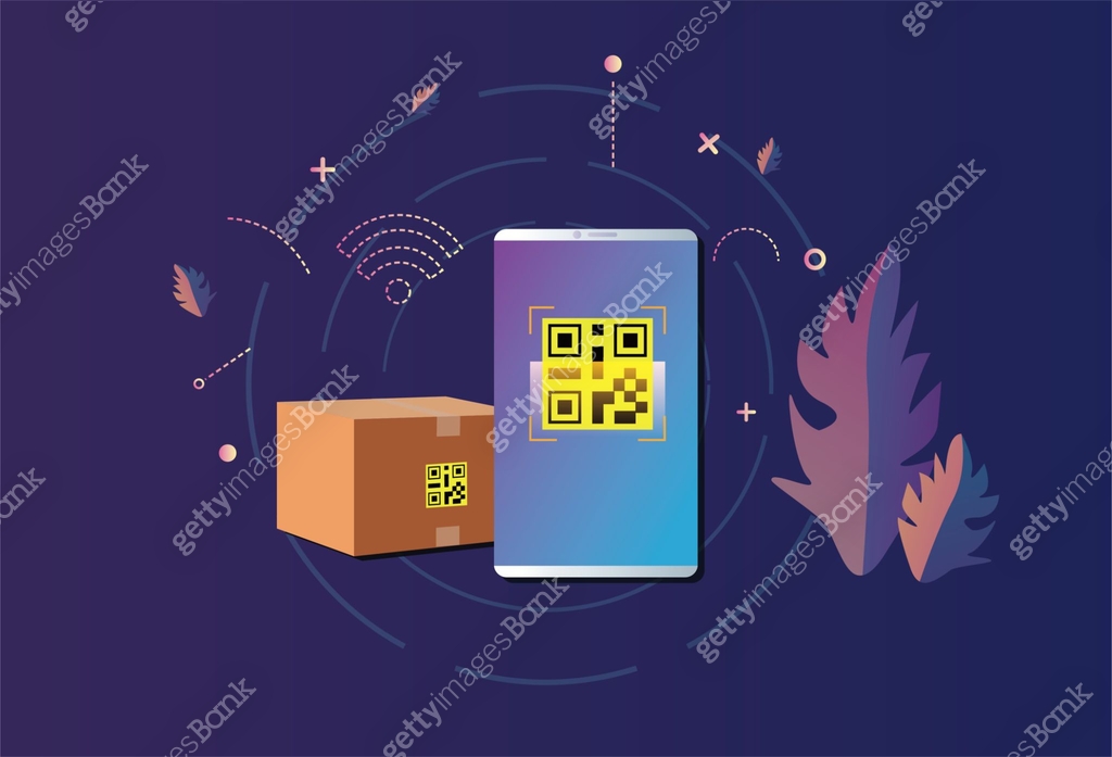 Receive Qr Code Scan the QR code on the mobile phone to receive the express box, no ...